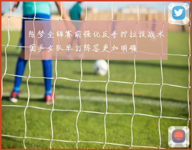 陈梦全锦赛前强化反手拧拉技战术国乒女队单打阵容更加明确